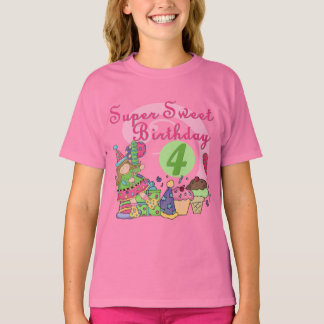 Camisetas y regalos para el cuarto cumpleaños