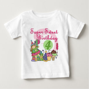 Camisetas y regalos para el cuarto cumpleaños