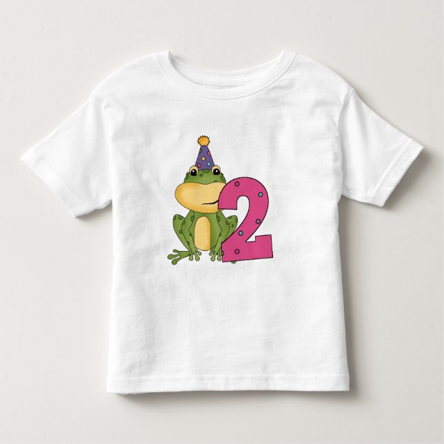 Camisetas y regalos para el segundo cumpleaños de  (Anverso)