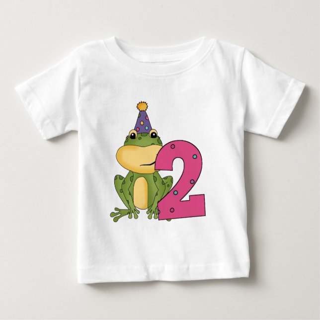 Camisetas y regalos para el segundo cumpleaños de  (Anverso)