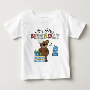 Camisetas y regalos para el segundo cumpleaños del