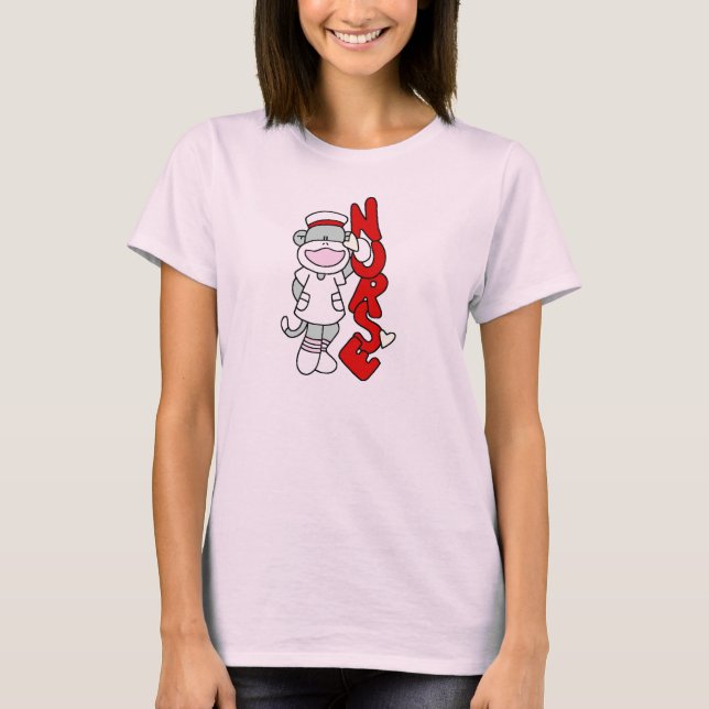 Camisetas y regalos para enfermeras de monos (Anverso)
