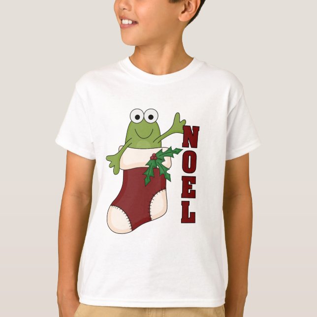 Camisetas y regalos para fiestas de Noel de Rana (Anverso)