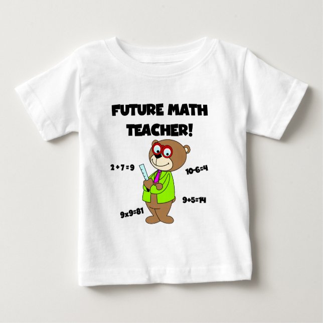 Camisetas y regalos para futuros maestros de matem (Anverso)