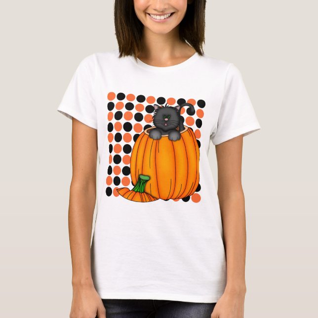 Camisetas y regalos para gatos de Halloween (Anverso)