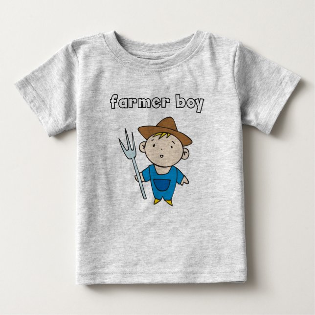 Camisetas y regalos para niños agricultores (Anverso)
