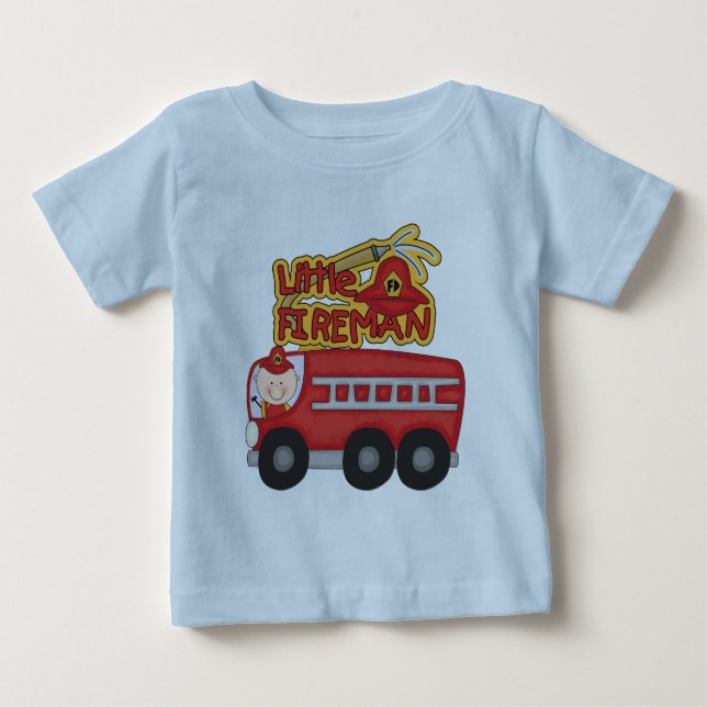 Camisetas y regalos para pequeños bomberos (Anverso)
