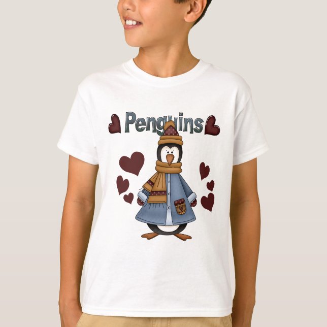 Camisetas y regalos pingüinos de invierno (Anverso)