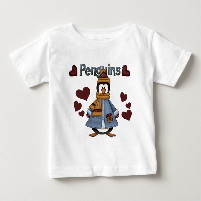 Camisetas y regalos pingüinos de invierno (Anverso)