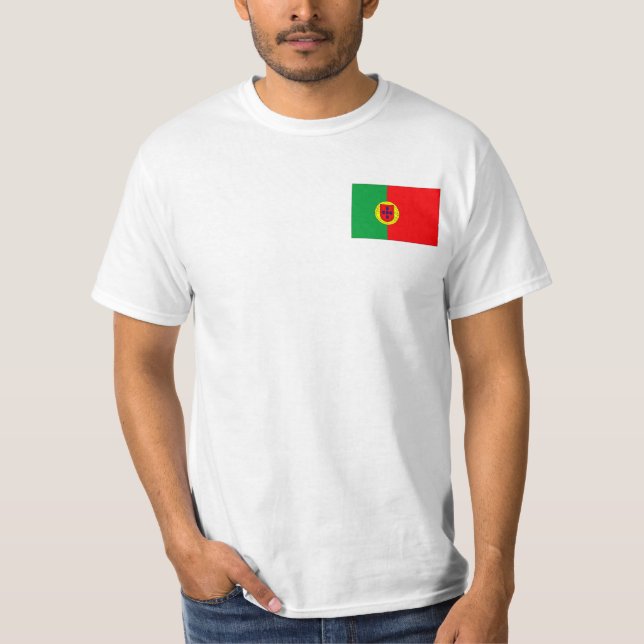 Camisetas y regalos portugueses de la bandera (Anverso)