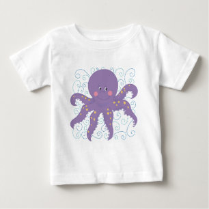 Camisetas y regalos púrpuras del pulpo