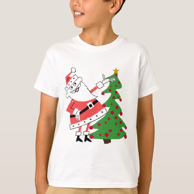Camisetas y regalos Retro Santa Holiday (Anverso)