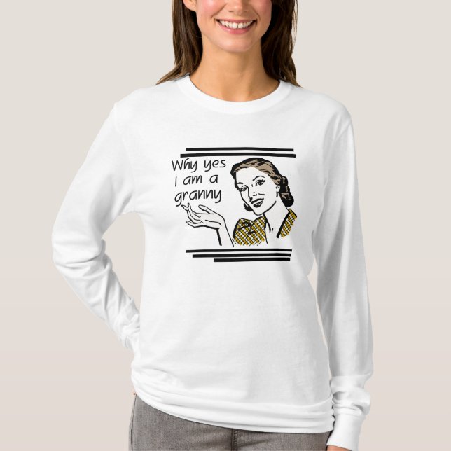 Camisetas y regalos retros de la abuelita (Anverso)