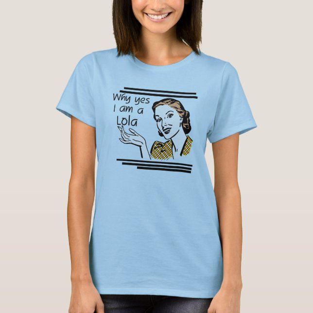 Camisetas y regalos retros de Lola (Anverso)