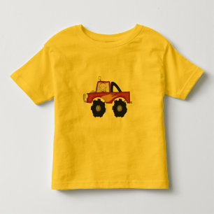 Camisetas y regalos rojos del monster truck