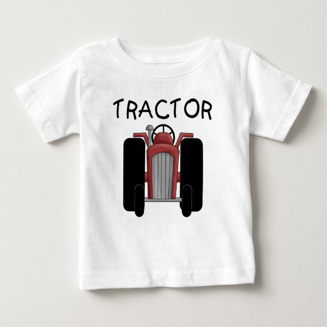 Camisetas y regalos rojos del TRACTOR (Anverso)