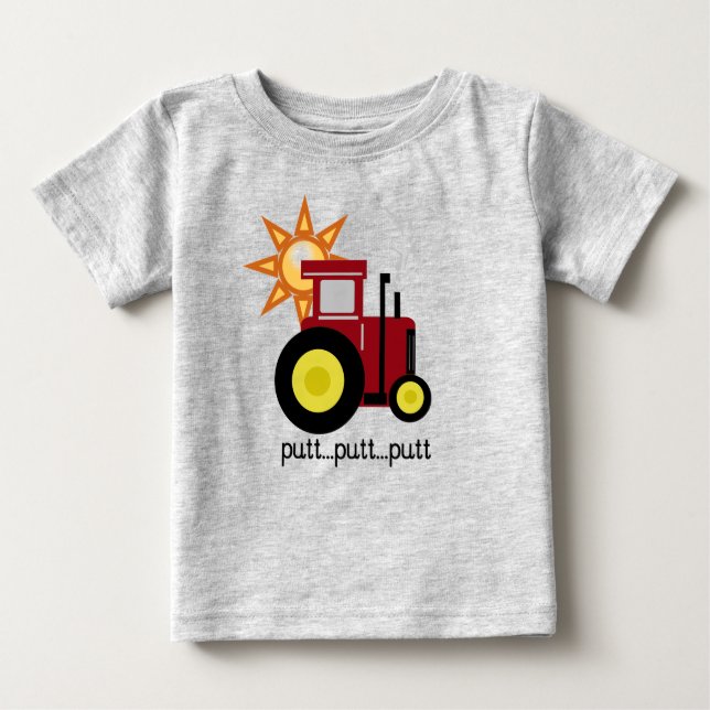 Camisetas y regalos rojos del tractor de granja (Anverso)