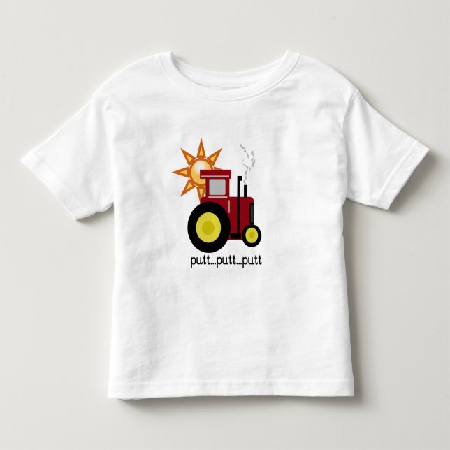 Camisetas y regalos rojos del tractor de granja (Anverso)