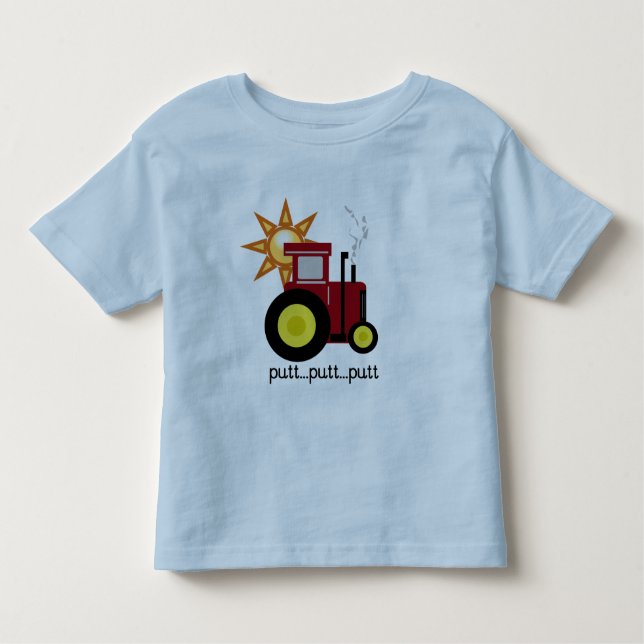 Camisetas y regalos rojos del tractor de granja (Anverso)