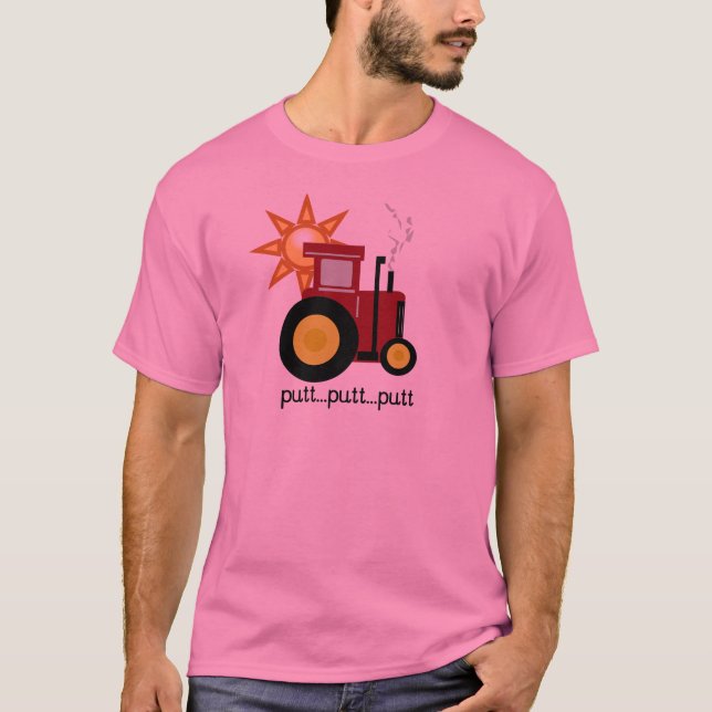 Camisetas y regalos rojos del tractor de granja (Anverso)