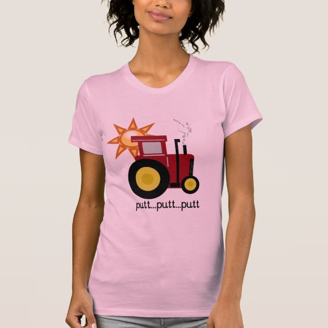 Camisetas y regalos rojos del tractor de granja (Anverso)