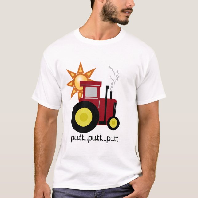 Camisetas y regalos rojos del tractor de granja (Anverso)
