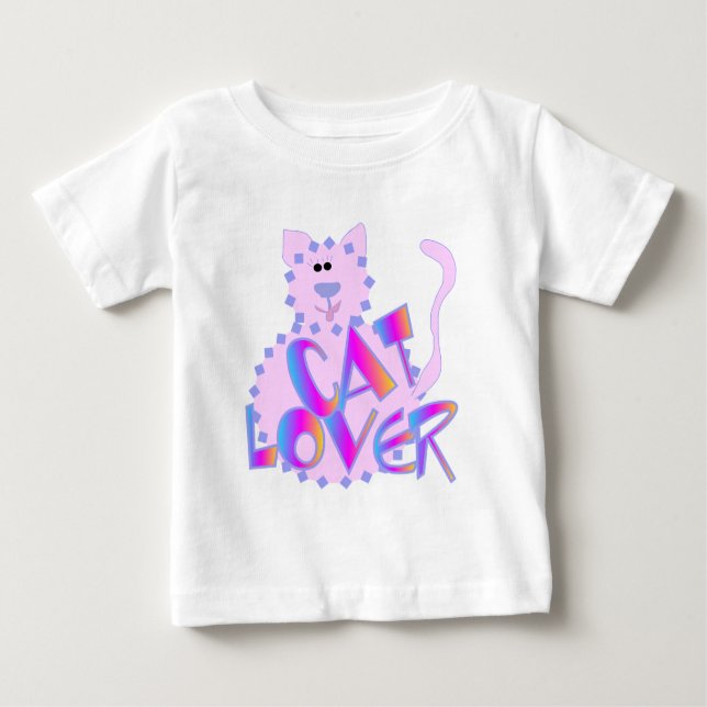 Camisetas y regalos rosados del amante del gato (Anverso)
