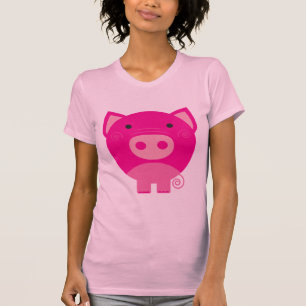 Camisetas y regalos rosados del cerdo