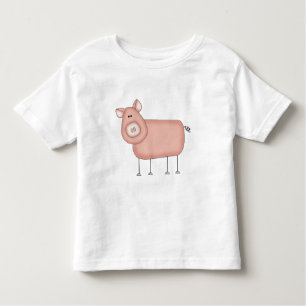 Camisetas y regalos rosados del cerdo