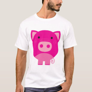 Camisetas y regalos rosados del cerdo