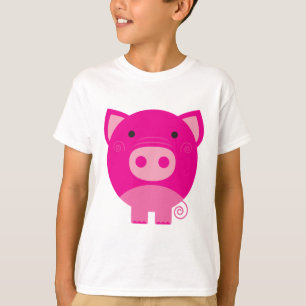 Camisetas y regalos rosados del cerdo
