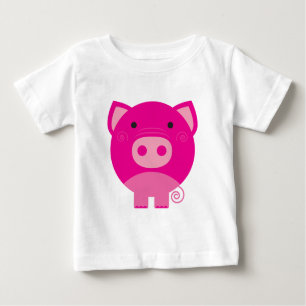 Camisetas y regalos rosados del cerdo