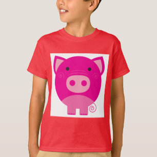 Camisetas y regalos rosados del cerdo
