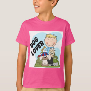 Camisetas y regalos rubios del muchacho del amante