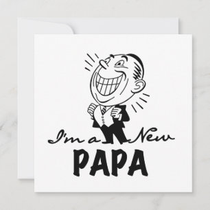 Camisetas y regalos sonrientes de nuevo papá