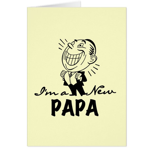 Camisetas y regalos sonrientes de nuevo papá (Frente)