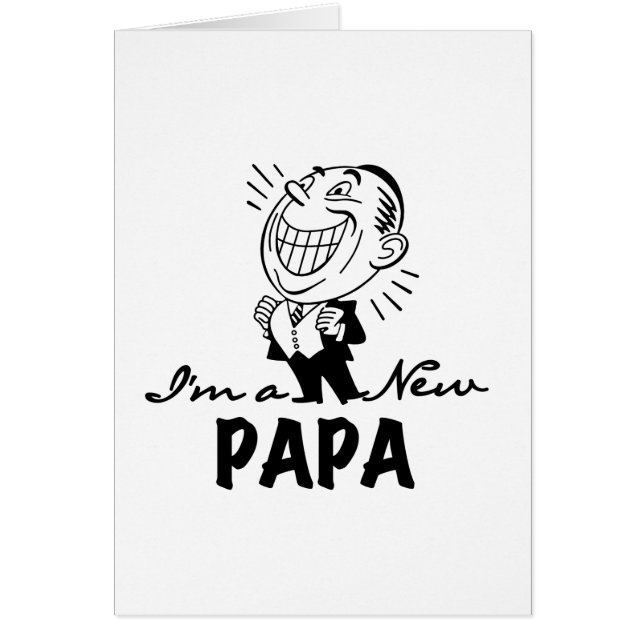 Camisetas y regalos sonrientes de nuevo papá (Frente)
