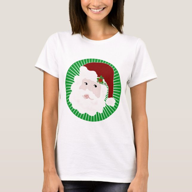 Camisetas y regalos tradicionales de Santa Claus (Anverso)