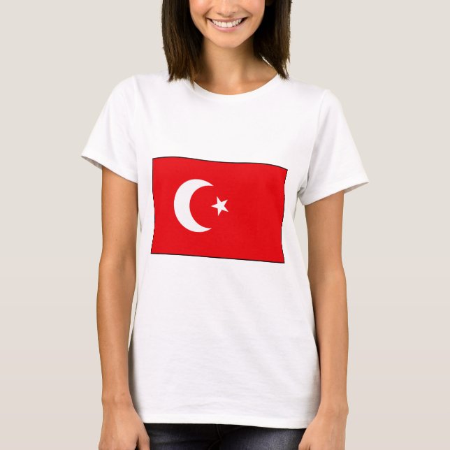 Camisetas y regalos turcos de la bandera (Anverso)