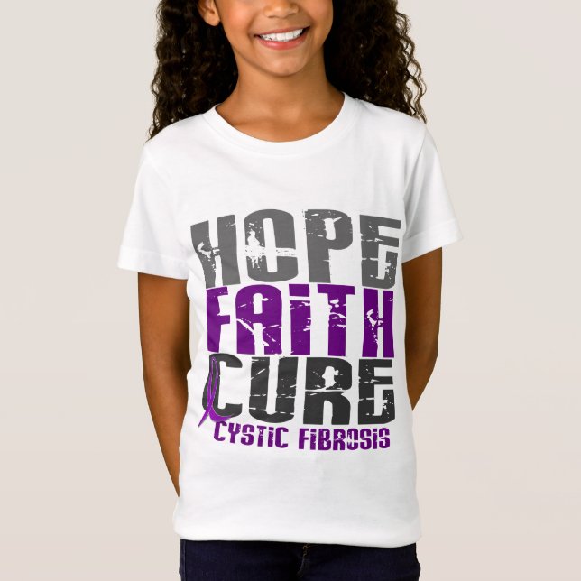 Camisetas y ropa de la FIBROSIS QUÍSTICA de la (Anverso)