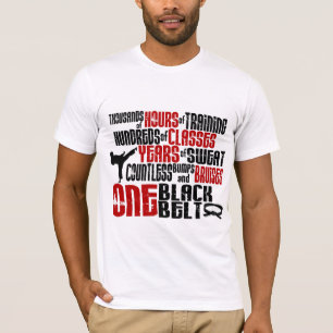 CAMISETAS y ROPA de UN KARATE de la correa negra 2