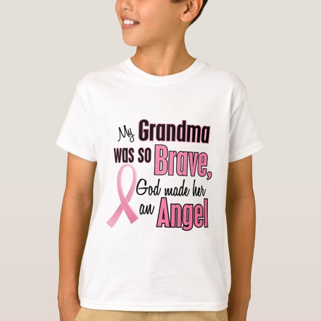 Camisetas y ropa del cáncer de pecho de la ABUELA (Anverso)