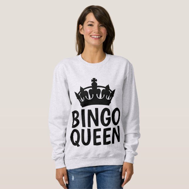 Camisetas y sudaderas BINGO QUEEN (Anverso completo)