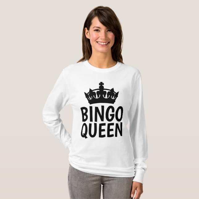Camisetas y sudaderas BINGO QUEEN (Anverso completo)
