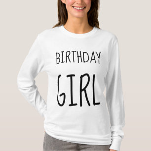 Camisetas y sudaderas CHICAS de CUMPLEAÑOS