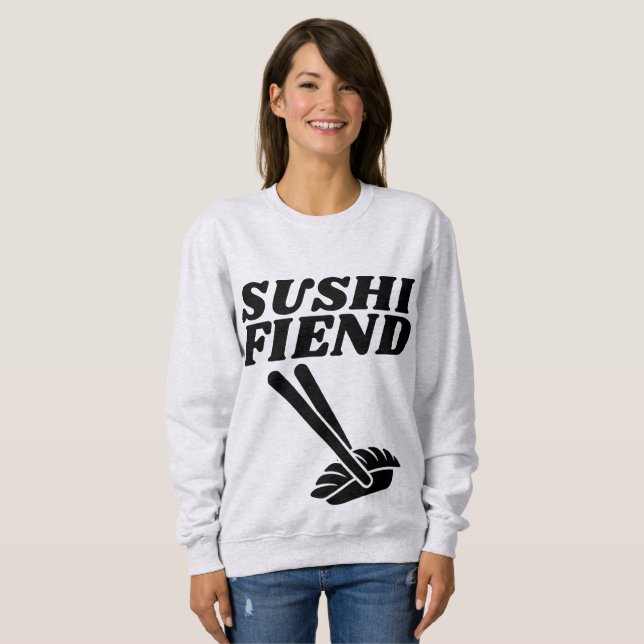 Camisetas y sudaderas de SUSHI FIEND (Anverso completo)