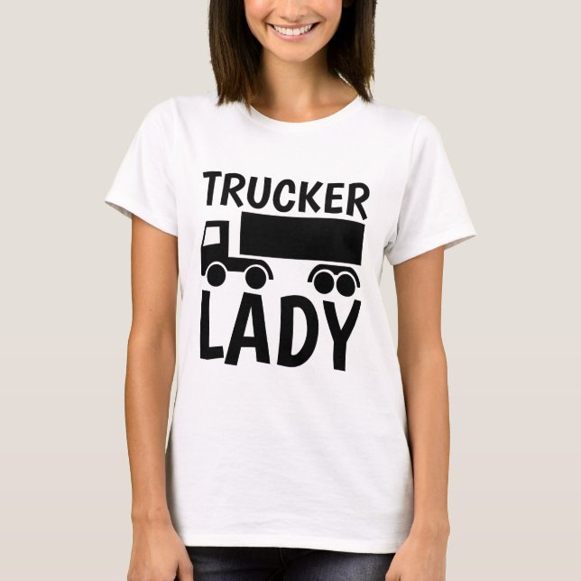 Camisetas y sudaderas de TRUCKER LADY (Anverso)