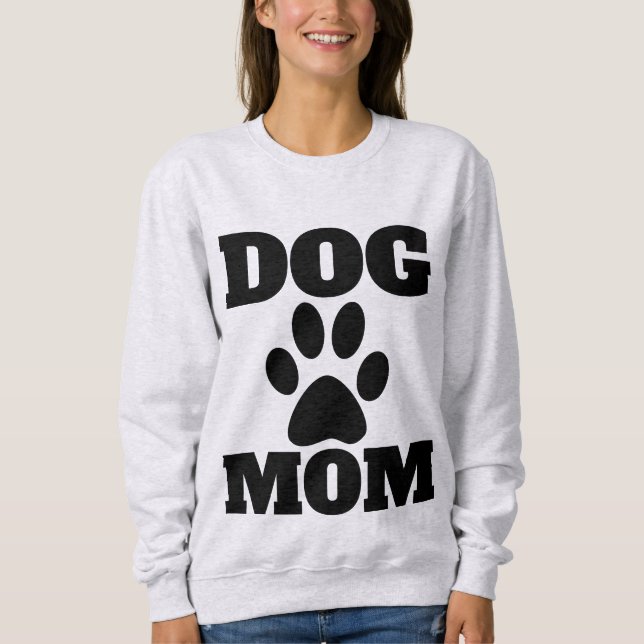 Camisetas y sudaderas DOG MOM (Anverso)