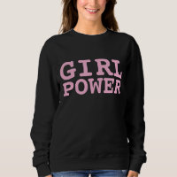 Camisetas y sudaderas GIRL POWER BLACK