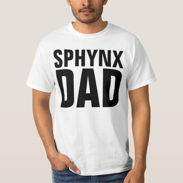 Camisetas y sudaderas SPHYNX CAT DAD (Anverso)